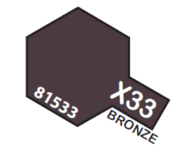 TAMIYA ENAMEL MINI X-33 BRONZE 1/3 OZ