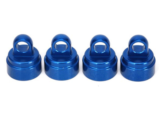 Traxxas Blue-anodized aluminum shock caps