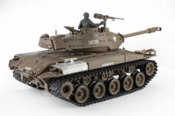Heng Long USA M41 Walker Bulldog RC Tank Electric Tracked 1/16 Scale RTR