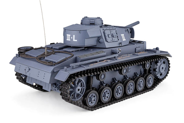 Heng Long German Panzer III Type L RC Tank Electric Tracked 1/16 Scale RTR