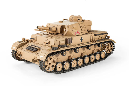 Heng Long German Panzer IV (F Type) RC Tank Electric Tracked 1/16 Scale RTR