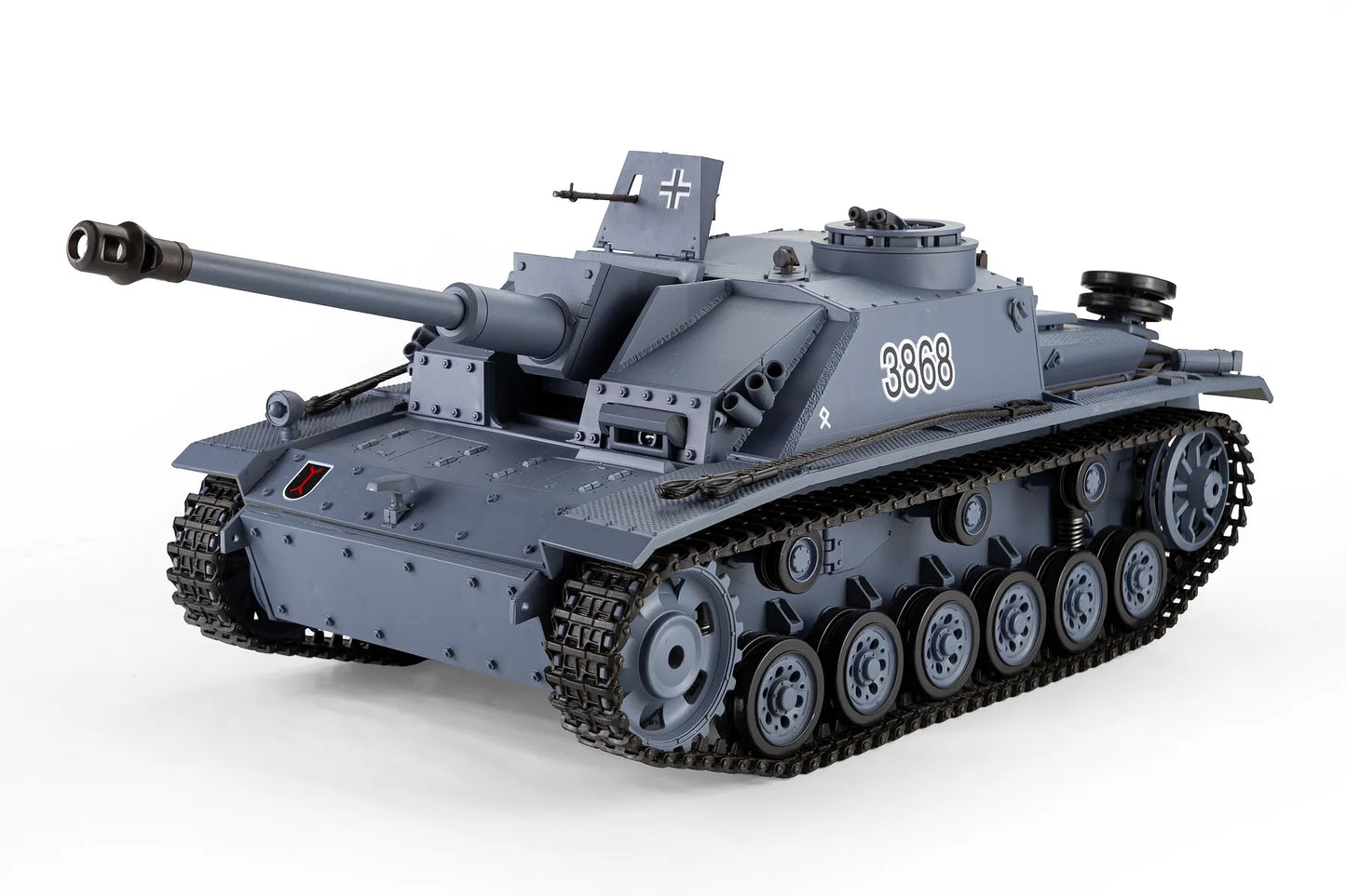 Heng Long German StuG III Ausf. "Sturmgeschütz" (F8 Type) RC Tank Electric Tracked 1/16 Scale RTR