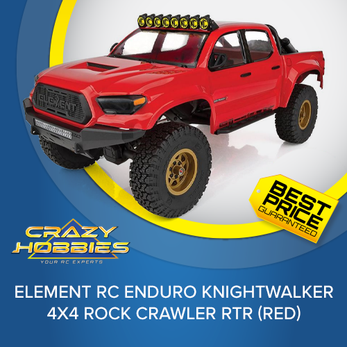 Element RC Enduro Knightwalker 4X4 Rock Crawler RTR (Red) *IN STOCK*