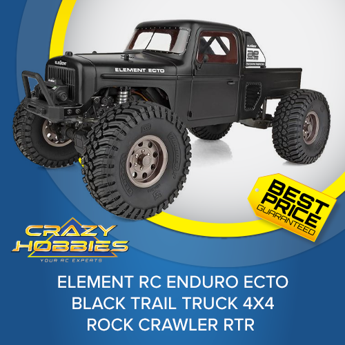 Element RC Enduro Ecto Black Trail Truck 4x4 Rock Crawler RTR *SOLD OUT*