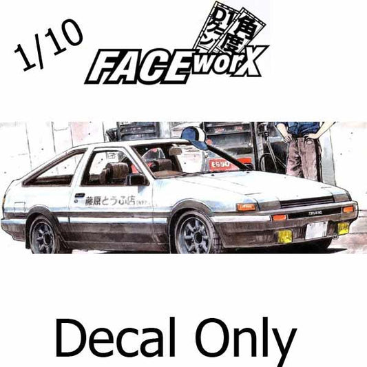 FastWorks Decal Initial D AE86