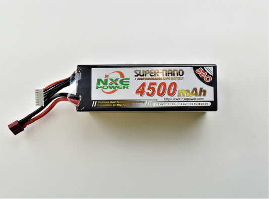 NXE 4500mah 50C 6S Hard Case Deans 22.2v