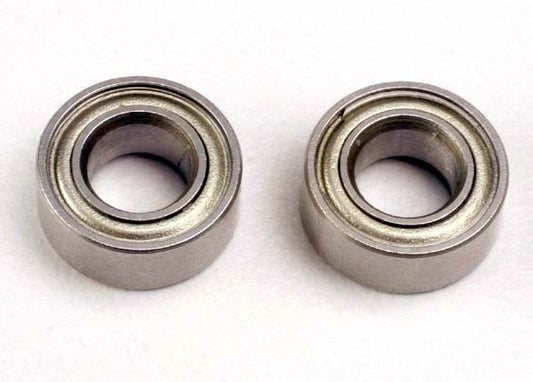 Traxxas Ball bearings, blue rubber sealed (5x10x4mm) (2)