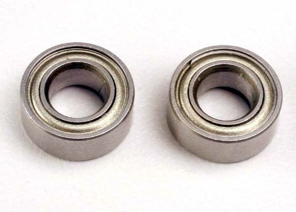 Traxxas Ball bearings, blue rubber sealed (5x10x4mm) (2)