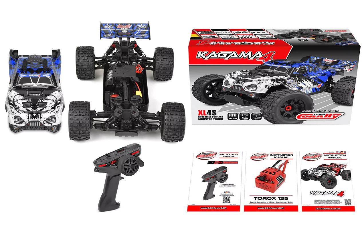 Team Corally  KAGAMA 4 Brushless Power 4S RTR Blue (80Kph+) *IN STOCK*