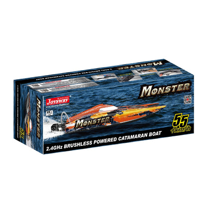 Joysway Monster Brushless Catamaran 570mm 55km/h Speedboat RTR (LIPO & CHARGER REQUIRED)