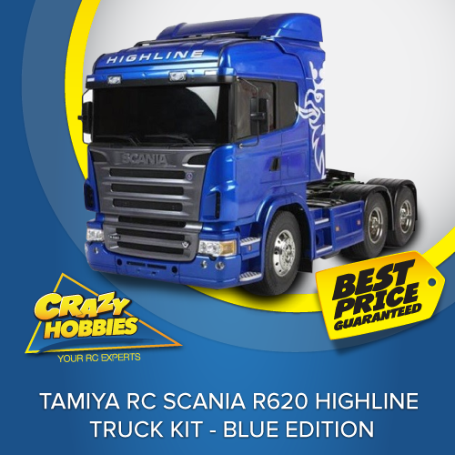 Tamiya RC Scania R620 Truck Kit - Blue Edition *SOLD OUT*