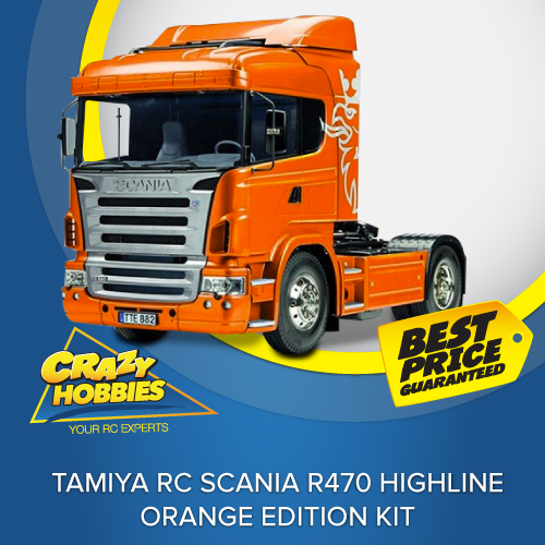 Tamiya RC Scania R470 Highline - Orange Edition KIT *SOLD OUT*