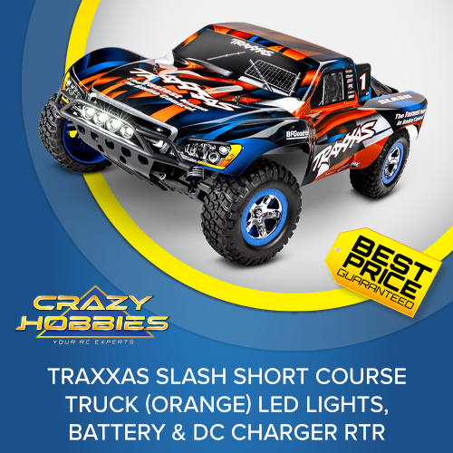 Traxxas Slash Short Course Truck (Orange) LED Lights, RTR *SOLD OUT*