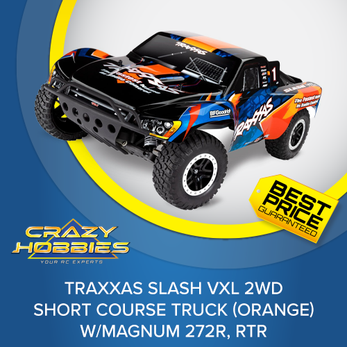 Traxxas Slash VXL 2WD Short Course Truck (Orange) w/Magnum 272R, RTR *SOLD OUT*