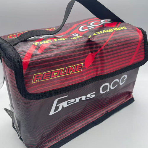 GENS ACE Redline Lipo Battery Safe Bag 10.23x5.11x7.08 in (Approx)