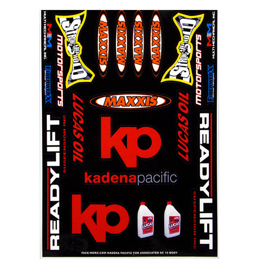 Faceworx Decal Lucas Oil for SC 1/10