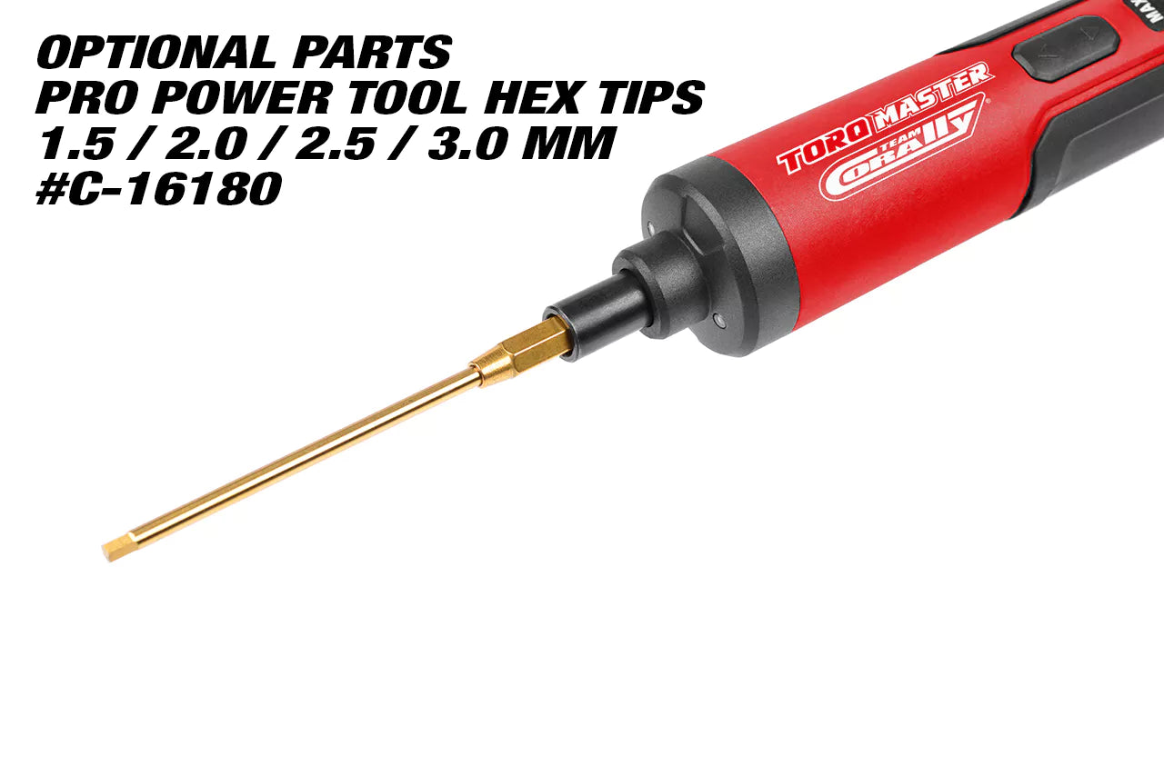 Team Corally Cordless Screwdriver with Digital Torque Control - Li-Ion 3.6V
