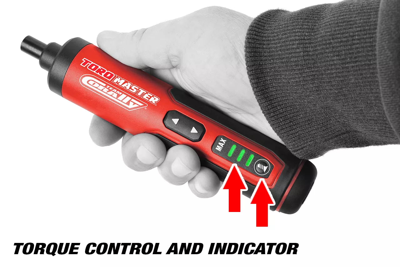 Team Corally Cordless Screwdriver with Digital Torque Control - Li-Ion 3.6V