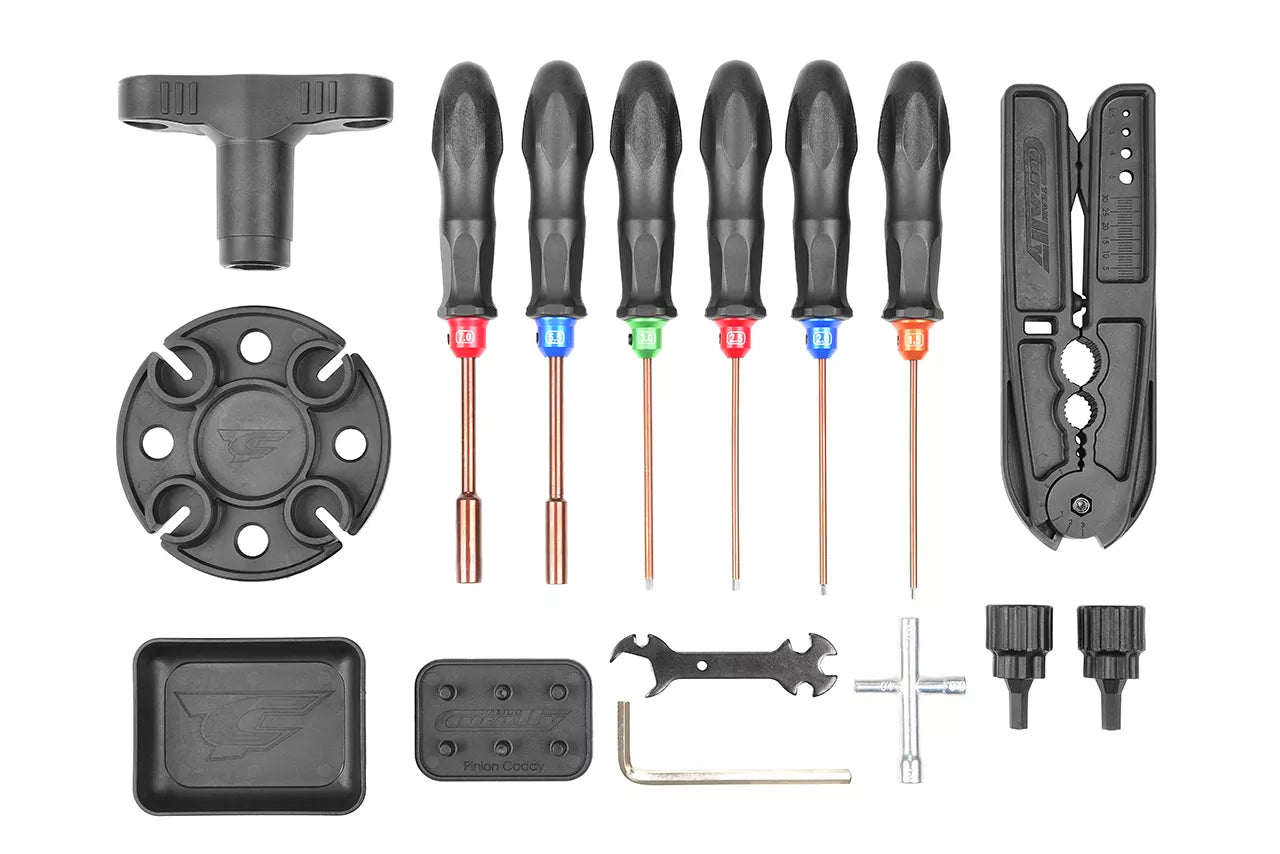 Team Corally - RC Car Tool Set - Incl. Tool Bag - 16 pcs Tools