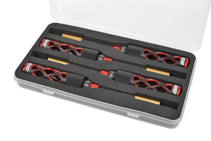 Team Corally - Platinum Pro Tools - Nut Driver Set - M2/M3/M4/M5 - 4.0/5.5/7.0/8.0mm - 4 Pcs