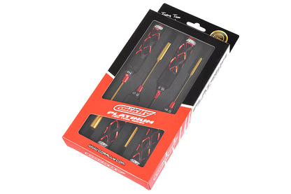 Team Corally - Platinum Pro Tools - Nut Driver Set - M2/M3/M4/M5 - 4.0/5.5/7.0/8.0mm - 4 Pcs