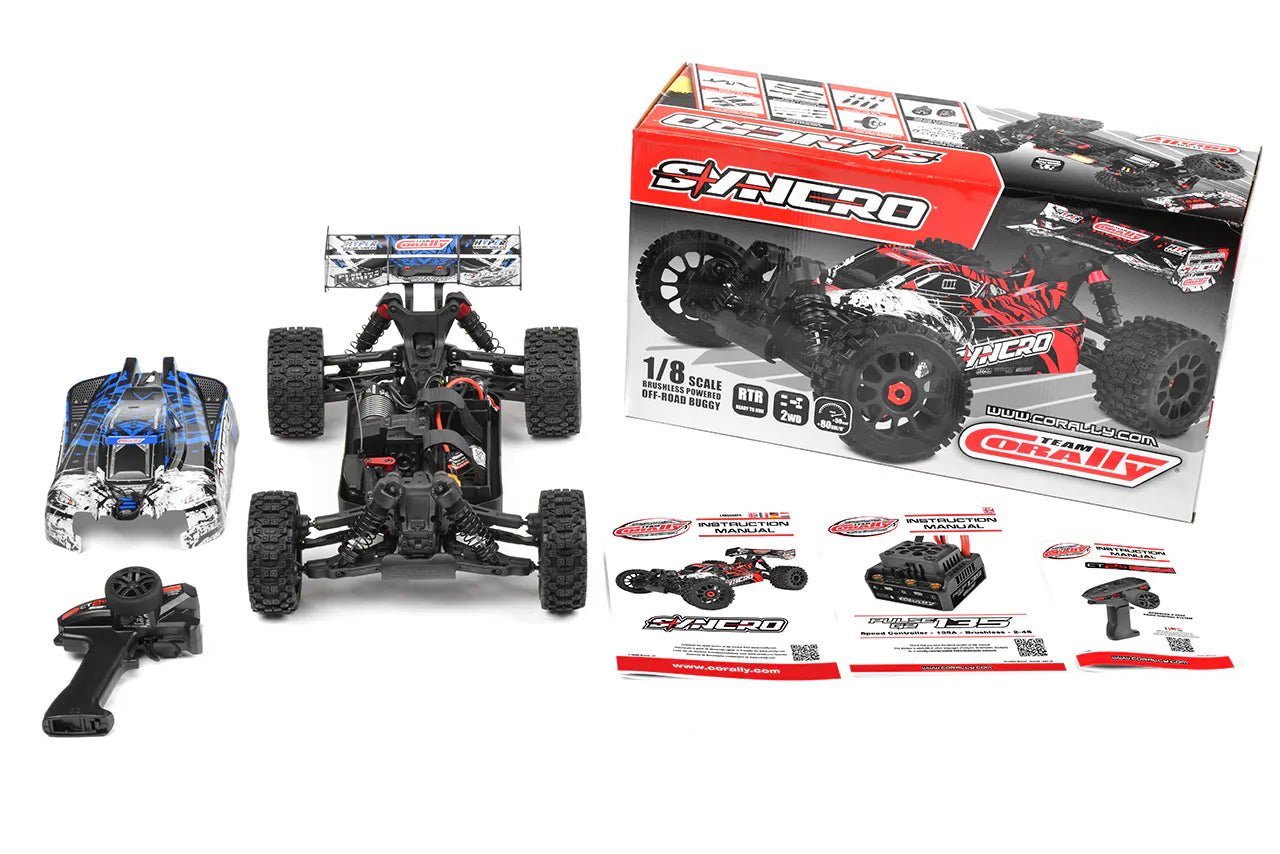 Team Corally SYNCRO BUGGY 75KPH Brushless 4S - 2WD Blue