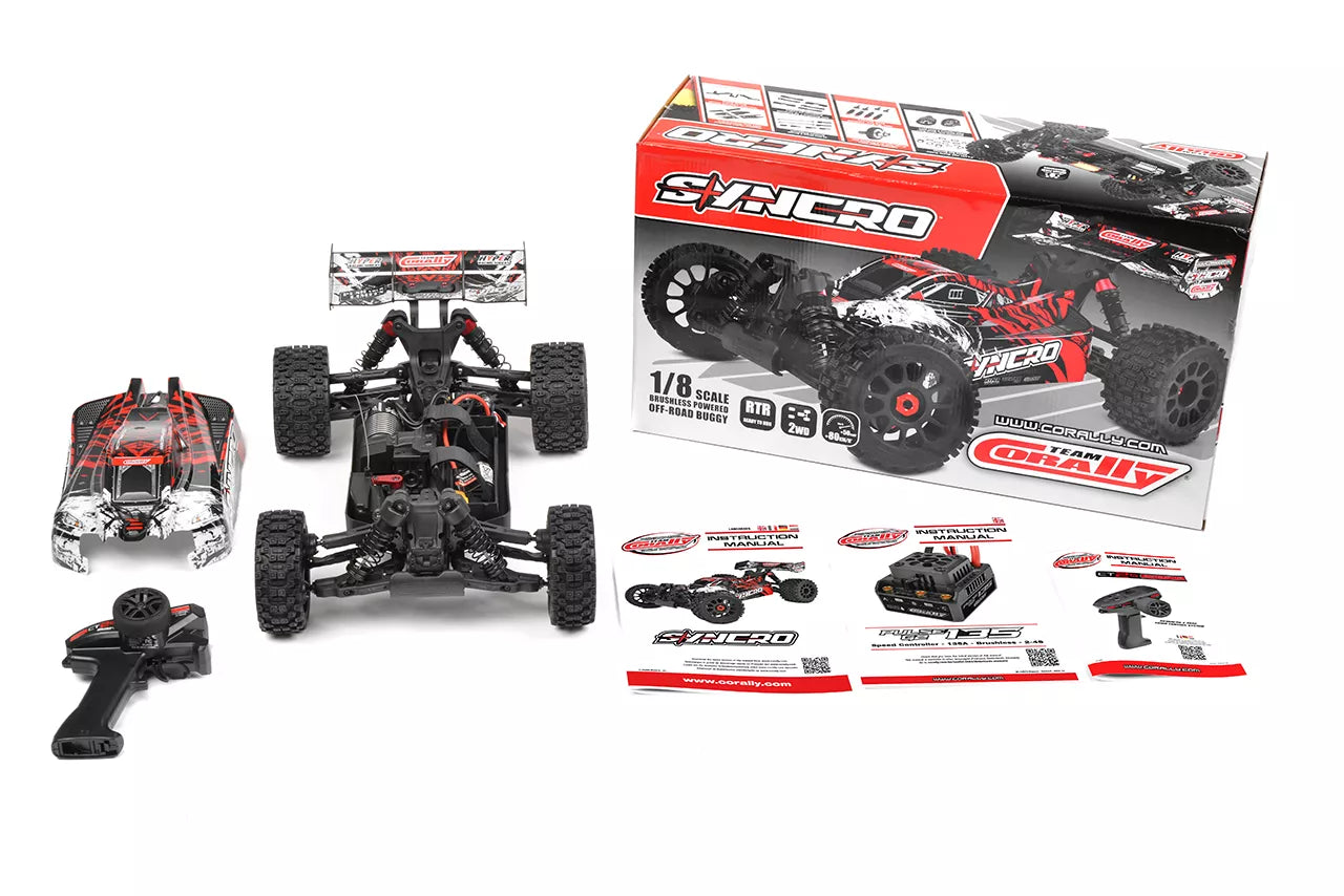 Team Corally SYNCRO BUGGY 75KPH Brushless 4S - 2WD RED