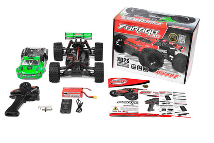 Team Corally - FURAGO XD - RTR - Green - 2S LIPO - Battery and Charger included
