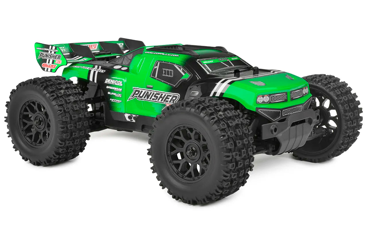 Team Corally - PUNISHER XD - RTR - Green - 2S LIPO - Battery and Charger included