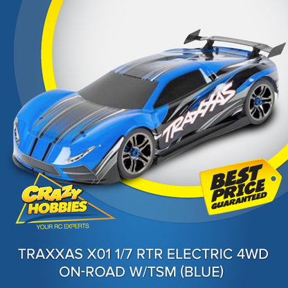 Traxxas X01 1/7 RTR Electric 4WD On-Road  W/TSM (Black OR White) *SOLD OUT*