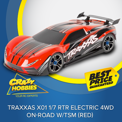 Traxxas X01 1/7 RTR Electric 4WD On-Road  W/TSM (Black OR White) *SOLD OUT*