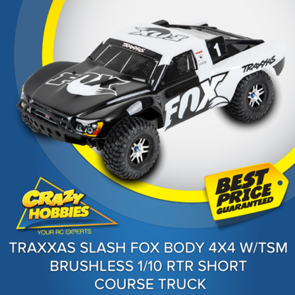 Traxxas Slash 4X4 Brushless 4WD Short Course Truck (fox) RTR *SOLD OUT*