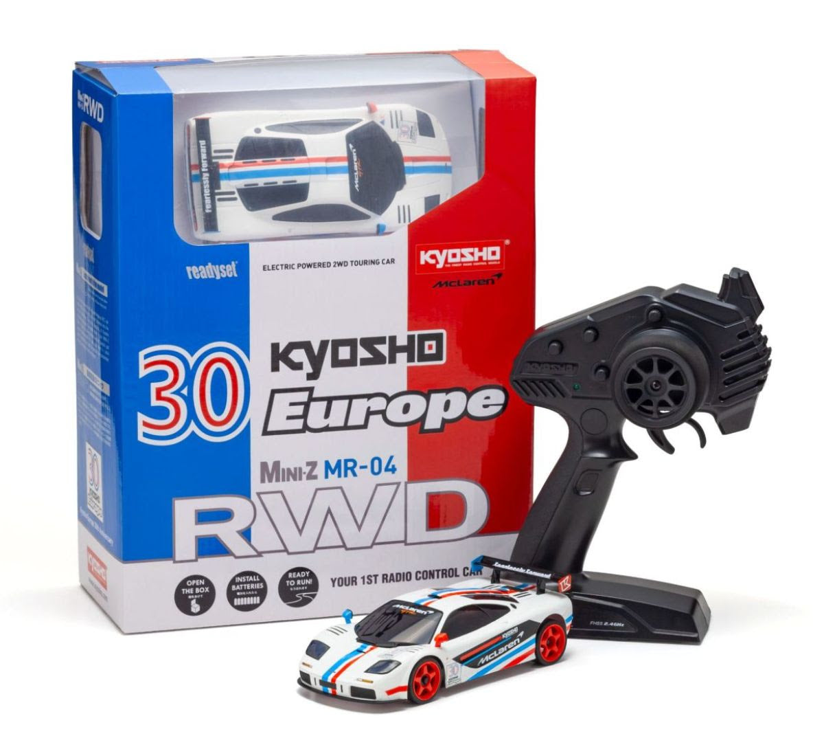 MINI-Z RWD MR-04 readyset McLaren F1 GTR KE 30th Anniversary *SOLD OUT*