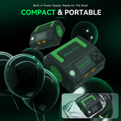 Gens ace iMars D1000 Smart Charger | Dual Channel | AC 1000W | G-Tech