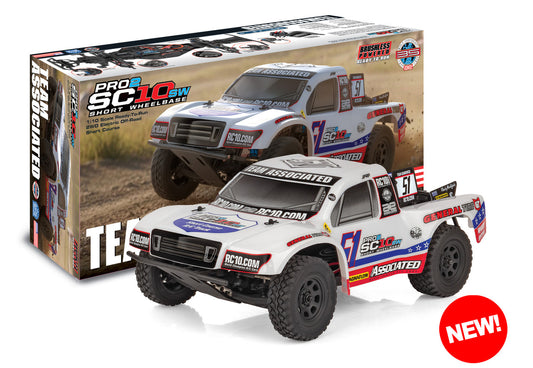 Team Associated Pro2 SC10sw RTR - White *IN STOCK*