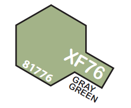 TAMIYA ENAMEL MINI XF76 GRAY GREEN 1/3 OZ