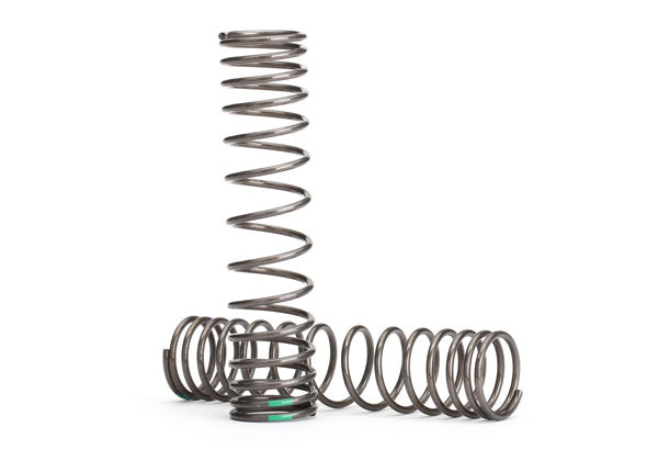 Traxxas Spring, shock, 139mm (progressive, 0.937 rate, orange stripe)