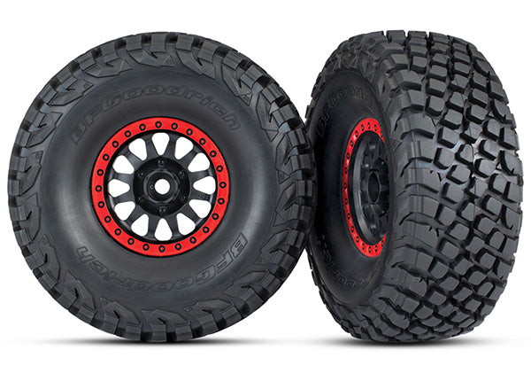 Traxxas Tires and wheels, assembled, glued (BFGoodrich® Baja KR3 tires)