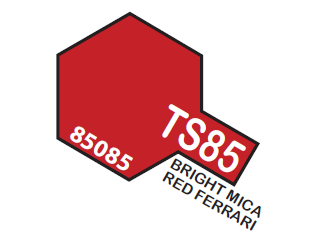 Tamiya Spray Lacquer TS85-Bright Mica Ferrari Red
