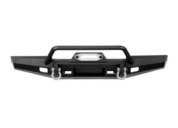 Traxxas Bumper, front, winch, medium (includes bumper mount, D-Rings, fairlead, hardware) (fits TRX-4® 1979 Bronco and 1979 Blazer with 8855 winch) (217mm wide)