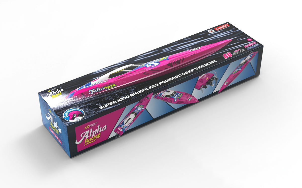 Joysway Alpha V2 Self-Righting Brushless 6S 1050mm 80km/h RTR Speedboat (LIPOS INCLUDED)