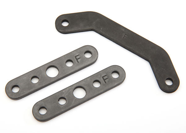 TRAXXAS MAXX Bulkhead tie bar, front, upper (1)/ lower (2) (steel)