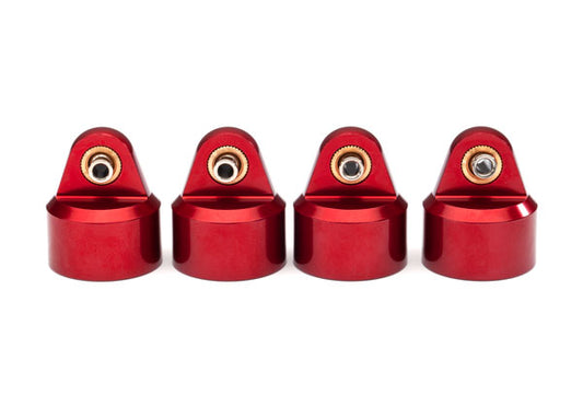*CLEARANCE SALE* Traxxas Maxx GT-Maxx Aluminum Shock Caps (Red) (4)