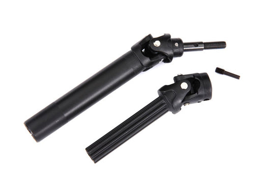 TRAXXAS Driveshaft assembly, front or rear, Maxx® Duty (1) (left or right) (fully assembled, ready to install)/ screw pin (1) WideMaxx