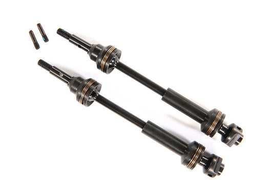 *CLEARANCE SALE*  Traxxas Extreme Heavy Duty Steel-Spline Front CV Drive Shafts (Complete) 2Pcs