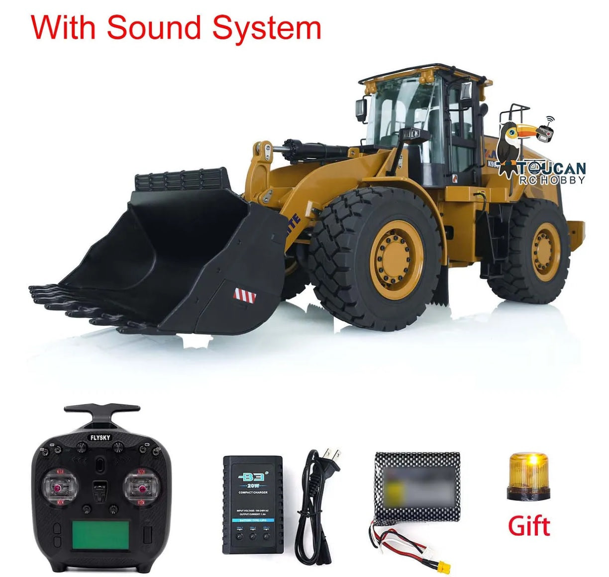 KABOLITE 1/16 Hydraulic RC Loader Radio Control Truck