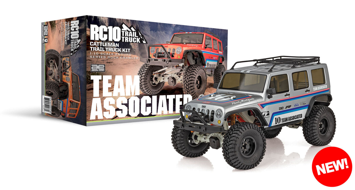 Team Associated RC10 Trail Truck Cattleman RC Rock Crawler Electric 4WD 1/10 Kit