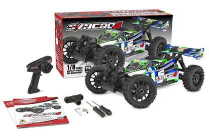 Team Corally SYNCRO 4 BUGGY Green 80KMH+ Brushless 4S RTR