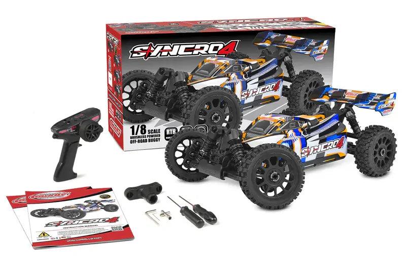 Team Corally SYNCRO 4 BUGGY ORANGE 80KMH+ Brushless 4S RTR