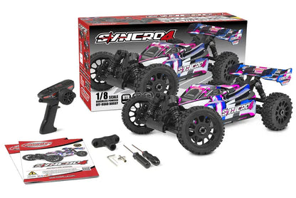 Team Corally SYNCRO 4 BUGGY PINK 80KMH+ Brushless 4S RTR